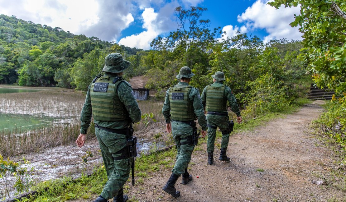 Polícia Militar resgata jaguatirica que entrou em residência em Penedo