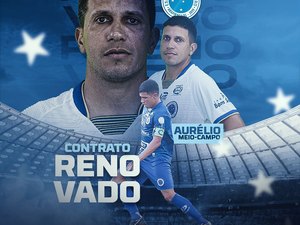 Meia Aurélio é mais um que renova com o Cruzeiro para temporada 2024