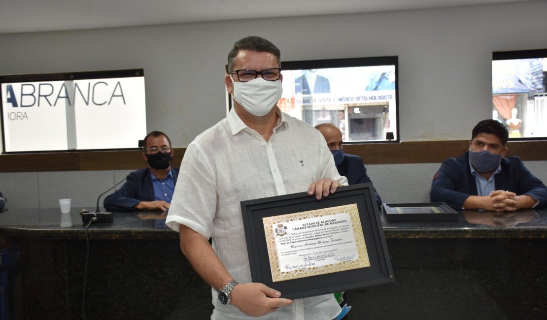 Radialista Marcos Menino recebe título de Cidadão Honorário de Maragogi