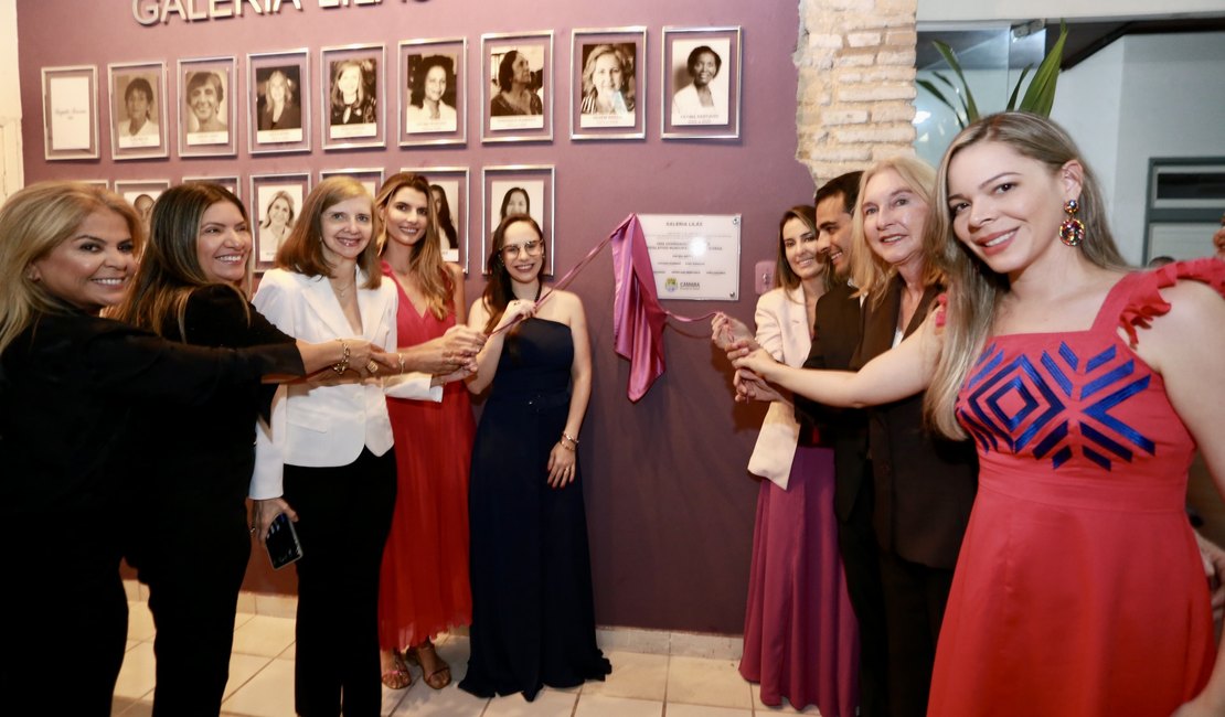 Câmara de Maceió cria Galeria Lilás para homenagear mulheres do Parlamento
