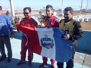 Piloto alagoano de kart poderá desistir da carreira por falta de patrocínio