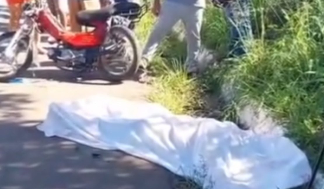 81 anos: idoso morre em acidente na BR-316, em Palmeira dos Índios