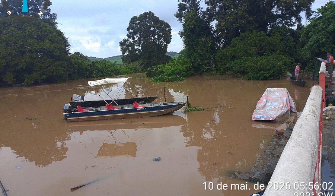 Governo de Alagoas mantém alerta vermelho e monitora rios após fortes chuvas