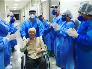Monsenhor Rubião Lins recebe alta médica após se recuperar da Covid-19