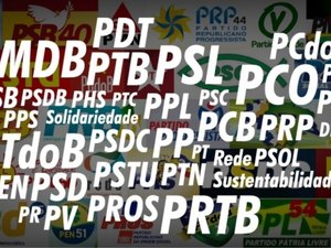 Saiba quais são os 21 partidos que disputam segundo turno