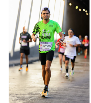 Com apoio da Prefeitura, corredor girauense representa Alagoas na Marathon SP City 2025