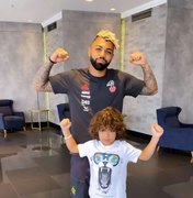 Felipe Melo explica foto do filho com Gabigol depois de receber críticas