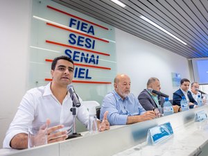 JHC apresenta investimentos feitos em Maceió à diretoria da Federação das Indústrias