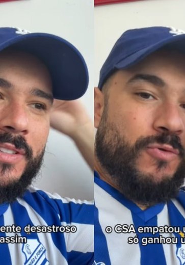 [Vídeo] Azulino, humorista Ed Gama ironiza rebaixamento do CSA: ‘proeza’