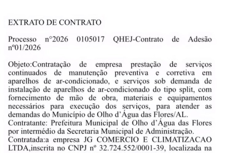 Prefeito do Sertão vai gastar mais de R$ 1,5 milhão para manutenção ar-condicionados
