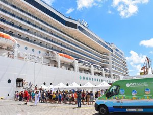 Cruzeiros: MSC Poesia traz mais de três mil visitantes a Maceió 