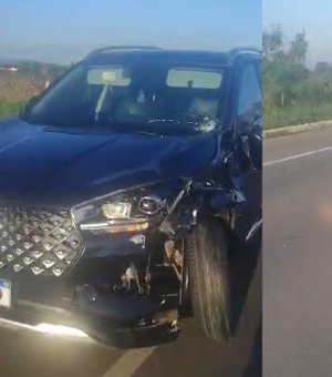 Motociclista morre após ser atingido por carro na AL-220, em Craíbas