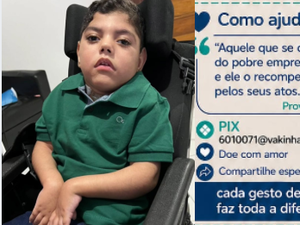 Mãe de Arapiraca faz campanha para custear tratamento do filho com células-tronco