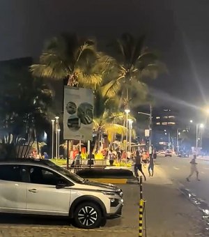 Arrastão causa pânico entre turistas e moradores na orla de Ponta Verde
