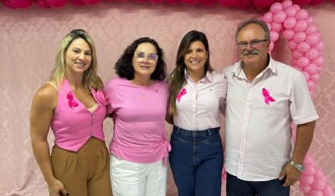 Palestra alerta mulheres em Novo Lino sobre prevenção ao câncer de mama