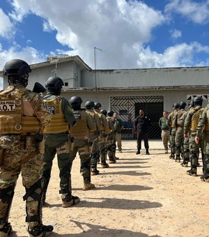 Operação Mute: Polícia Penal de AL inibe comunicação de detentos com o exterior