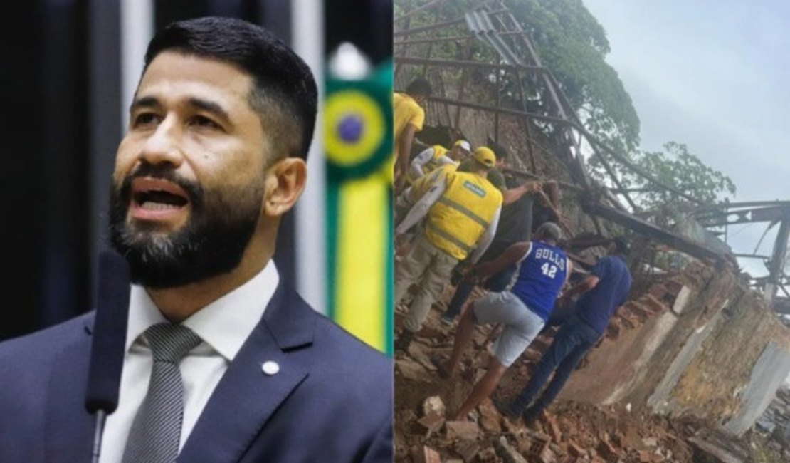 Fabio Costa denuncia negligência da ALE-AL em obra que matou trabalhador no Jaraguá