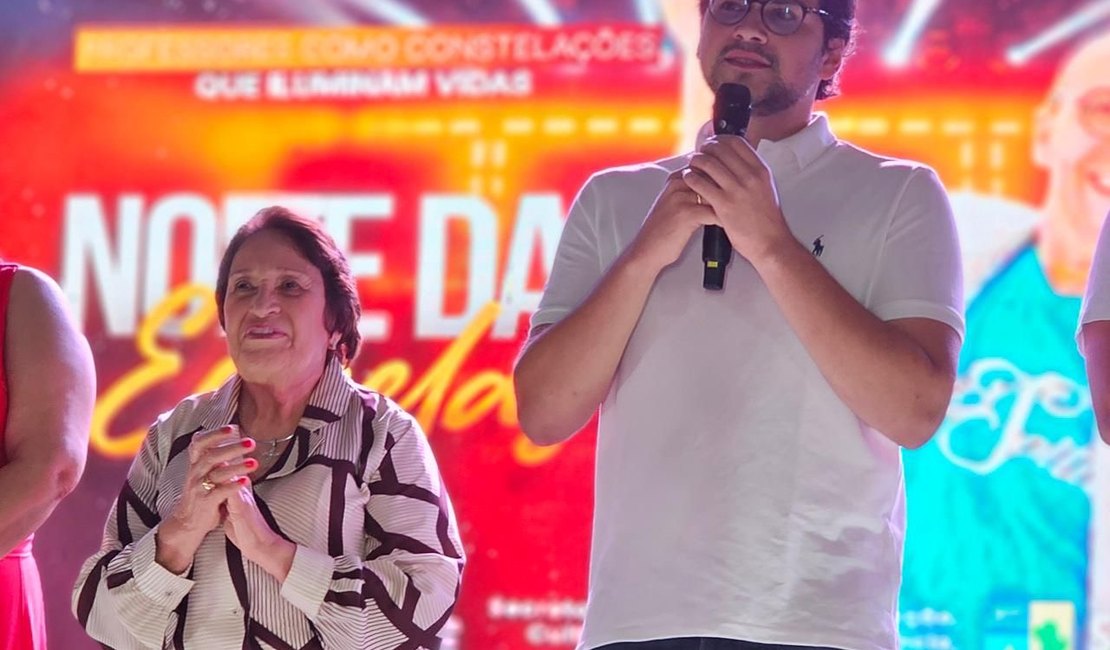 Eduardo Bulhões reforça valorização dos professores e promete pagar precatórios