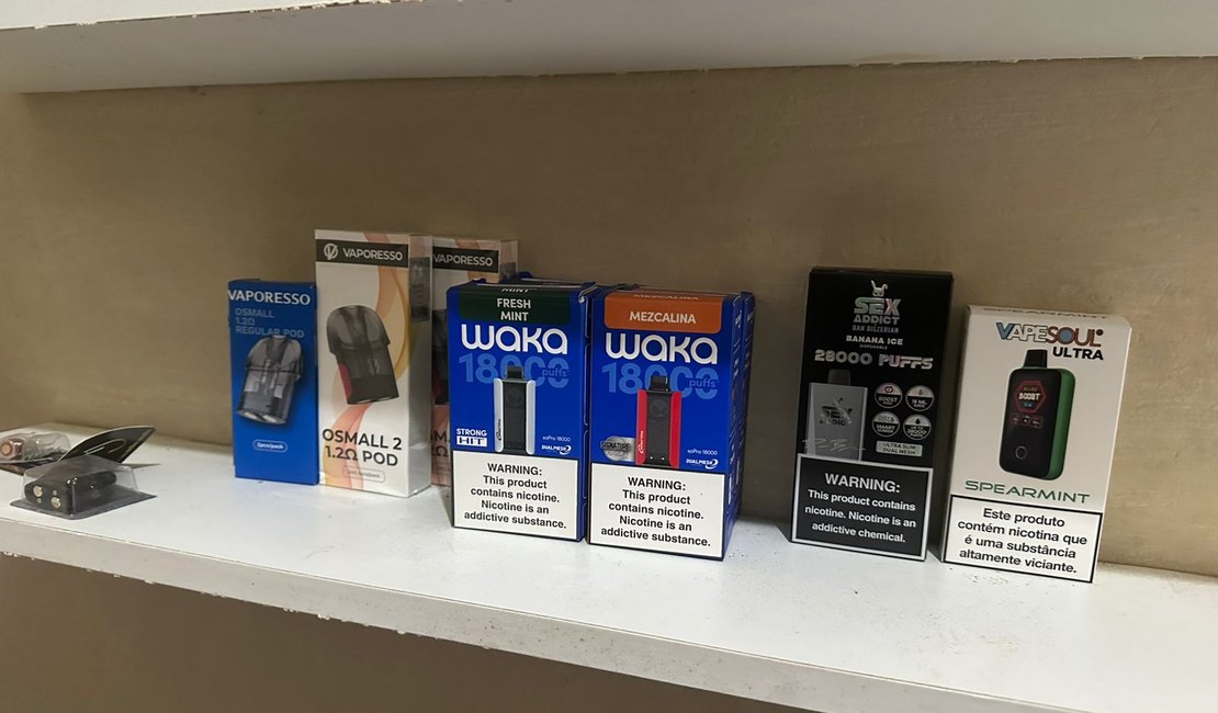 Comércio online de cigarros eletrônicos em Maceió é alvo de nova fase de operação da Polícia Federal