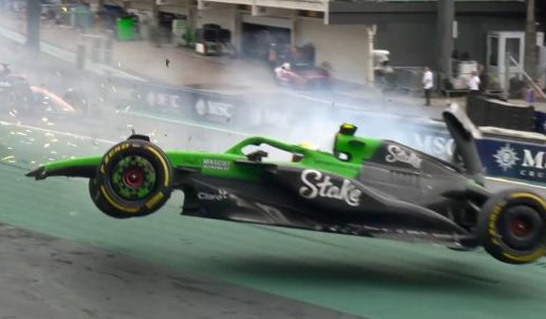 Bortoleto fica fora da classificação e larga em último no GP de São Paulo