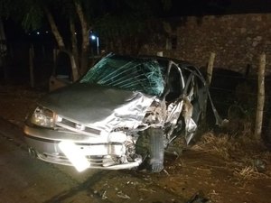 Colisão entre veículos deixa seis feridos na zona rural de Arapiraca