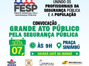 Frente convoca população para grande ato público nesta sexta-feira (07)