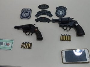 Dois homens são presos por porte ilegal de arma de fogo, em São Sebastião