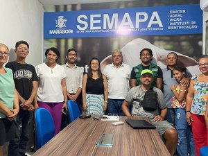 Secretaria de Pesca de Maragogi reúne pescadores para fortalecer categoria