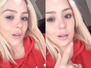 Youtuber Dainara Pariz está com metade do rosto paralisado