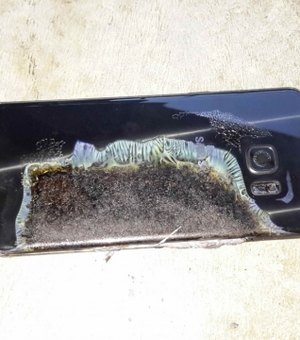 EUA pedem que ninguém use o Galaxy Note 7; aparelho explodiu na mão de criança