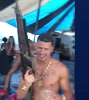 Irmão de Lucas Paquetá é filmado com fuzil na mão em festa no Rio, diz TV