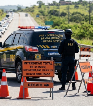 DNIT alerta para interdição temporária na rodovia BR-104 em Murici