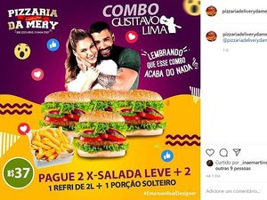 Separação de Gusttavo Lima e Andressa Suita vira tema de promoção em restaurantes: “Acaba do nada”