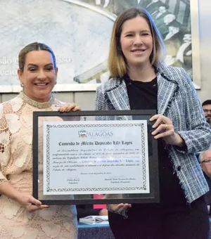Parlamento alagoano concede comenda Lily Lages à primeira-dama de União dos Palmares
