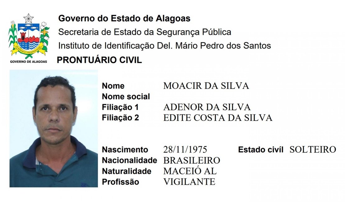 IML de Maceió procura familiares de homem encontrado morto em Rio Largo