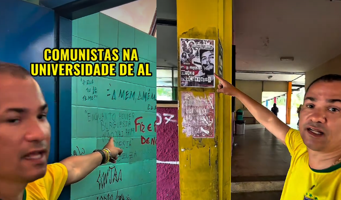[Vídeo] Candidato pelo PL entra em unidade da Ufal e chama estudantes de “comunistas”