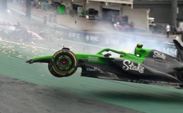 Bortoleto fica fora da classificação e larga em último no GP de São Paulo