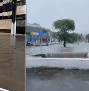[Vídeo] Chuva provoca alagamentos, trânsito e transtornos em Maceió