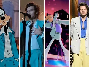 Fã brasileira viraliza na web com teoria de que Harry Styles copia looks do Pateta