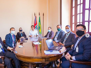 Prefeito eleito da capital, JHC se reúne com superintendência da Caixa