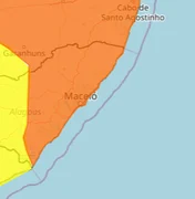Inmet renova alerta de chuvas para cidades da Região Norte de Alagoas