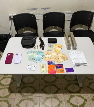 Duas mulheres são presas por tráfico de drogas e porte ilegal de arma em Arapiraca