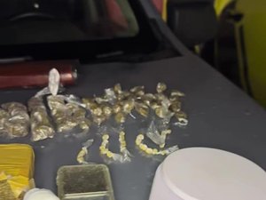 Homem é preso em flagrante com espingarda e drogas no município de Pilar