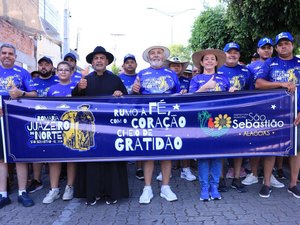 Com mais de 1.400 romeiros, São Sebastião realiza grande romaria em Juazeiro do Norte
