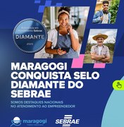 Maragogi conquista Selo Diamante do SEBRAE e se destaca entre os melhores atendimentos do Brasil