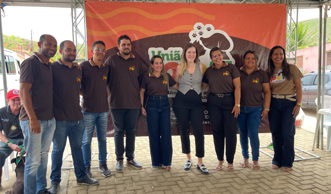 Cibele Moura visita mutirão de castração e obras do União Pet em União dos Palmares