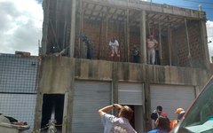Funcionário de obras toma descarga elétrica em Arapiraca 