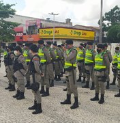Alunos do CFAP realizam patrulhamento no centro de Arapiraca