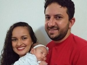 Família de bebê com síndrome rara faz rifa para custear tratamento