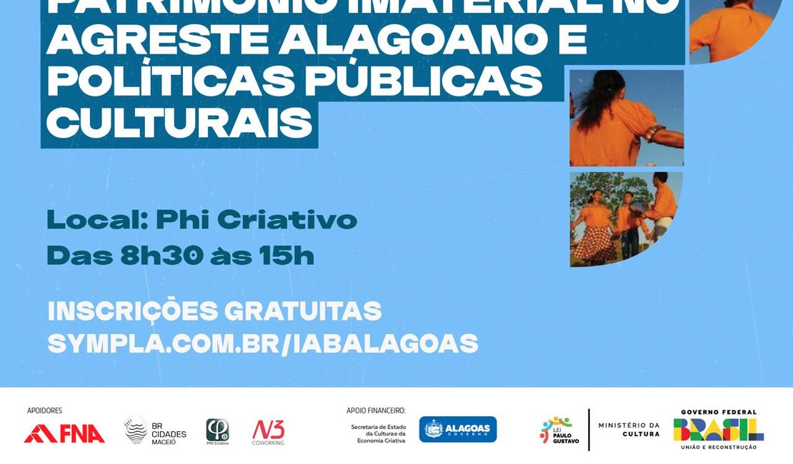 Evento gratuito convida a comunidade para conhecer patrimônios do Agreste de Alagoas